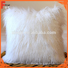 Bleached White Tibet Fur Pillow